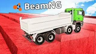Я ЭТО СДЕЛАЛ!! ЛЕСТНИЦА В BEAM NG Мультиплеер!!!