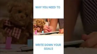 why you need to write down your goals - productivity side #shorts