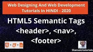 HTML5 Semantic Elements -  header, footer, nav, main