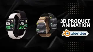 Smart Watch 3D Product Animation #blender3danimation #productanimation
