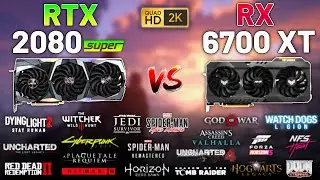 RTX 2080 SUPER vs. RX 6700 XT in 2023 (Test in 20 Games) 