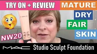 MAC STUDIO SCULPT FOUNDATION IN NW20 | FIRST IMPRESSION REVIEW + TRY ON