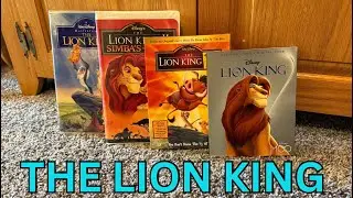 My Lion King Collection from VHS to Blu-ray!