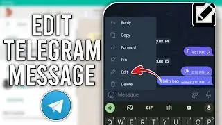 How to Edit Your Message on Telegram - Quick Tutorial