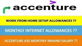 ACCENTURE Complete In Hand Salary Accenture Monthly Salary Accenture extra allowances