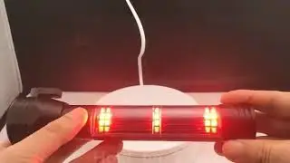Фонарь аварийный с компасом, стеклобоем, COB панелью и переносной батареей Power Bank