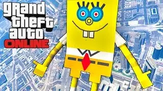 ОГРОМНЫЙ СПАНЧ БОБ НАПАДАЕТ НА ГОРОД! (GTA 5 Online)