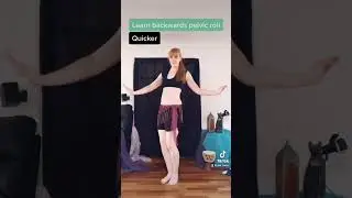 Learn belly dance - backwards pelvic roll