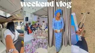 weekend vlog : a day in my life, attending my cousin's wedding in Lagos, paediatrics postings