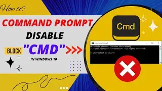 How to Disable Command Prompt (CMD) in Windows 10 | Computer Tricks