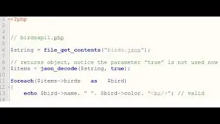 PHP Web Service Tutorial 4 | Beginners PHP and JSON 2019