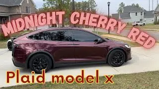 NEW Midnight Cherry Red Model X
