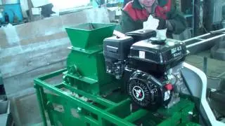 Машина шелушильная для шишки кедрового ореха МШВ-0.1.