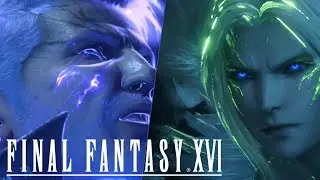 FINAL FANTASY XVI - CIDOLFUS (RAMUH'S DOMINANT) VS BENEDIKTA (GARUDA'S DOMINANT) FIGHT SCENE