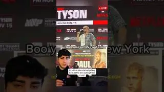 Jake Paul Gets Booed on Stage 😳