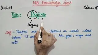 Prefixes/Scientific notation class 9 chapter 1/what is prefixes/what is scientific notation