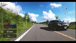 【Road bike】 Mist Peak - Shirakaba Lake Slope Venus Line 6KM Average speed 51.5km/　霧ヶ峰 下り坂