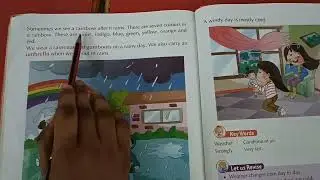 Class 1 E.V.S. Chapter 19: The Weather | A Rainy Day & Windy Day | Explanation | Part-II