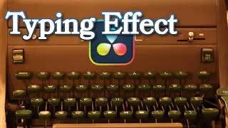 Typing Effect in DaVinci Resolve