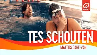 MATTIE krijgt ZWEMLES van WERELDKAMPIOEN // Matties Care-van