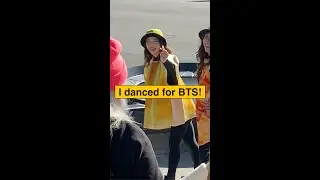 Jessie from STEEZY dancing for BTS (as a piece of toast 🍞) 