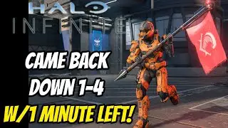 MOST EPIC Halo Infinite Capture The Flag COMEBACK!