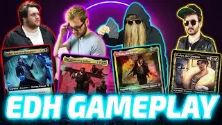 Oskar vs The Beamtown Bullies vs Anhelo vs Evelyn [EDH/Commander, MTG Gameplay 2022]