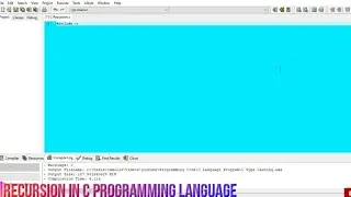 Recursion | C Programming Language Tutorial #15