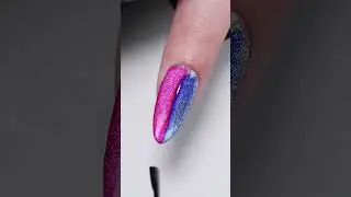 Cat Eye Galaxy Ombre Nails | BORN PRETTY