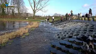 Retentiegebied in Hardenberg loopt vol met overtollig vechtwater