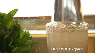 Slow Motion Liquid Test • Panasonic GH4 with Cine-D Profile