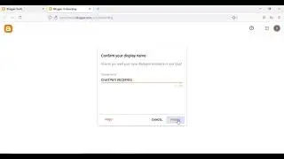 Creating and Publishing a Blog
