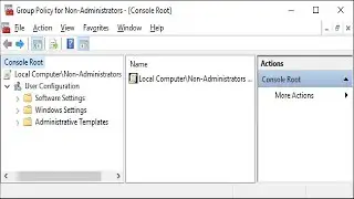 How to Apply Local Group Policy Tweaks to Specific Users