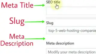 How To Add Meta Description And Meta Title To WordPress Post ?