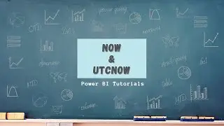 Power BI Tutorial Series for Beginners Part 51: NOW & UTCNOW - Create a digital Clock with Play Axis