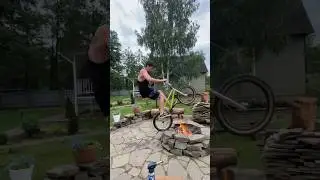 Трюк над костром!🔥 