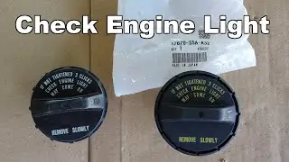 Check Engine Light Gas Cap and Small Evap Leak Fix