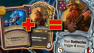 4x Battlecries with this Combo! | Hearthstone Battlegrounds