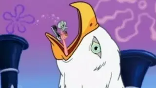 Eagle eats Squidward (SS S07E07)