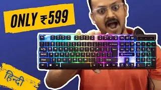 Best Budget Gaming Keyboard 🔥😳 [ हिन्दी ] - Killer Looks - Consistent Radium Features, Review