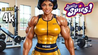 Muscular Alex in Realistic Cartoon Style | 3 Totally Spies