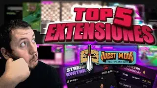 Las 5 MEJORES EXTENSIONES de TWITCH 🏆 MEJORA tu STREAM 2021