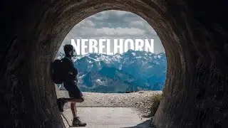 Hiking Nebelhorn mountain in the Allgäu Alps of Germany