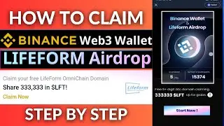 Binance Lifeform Airdrop || Binance Web3 Wallet  LFT Airdrop | new binance airdrop