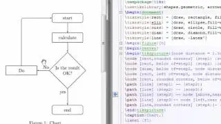 How to draw a flow chart in Latex