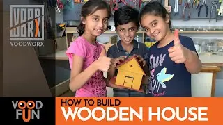 Vood Fun - How to build a Wooden Toy House // Wood DIY
