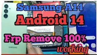 Samsung A14 Frp Remove New Methord || Samsung Latest Android 14 frp bypass ||Android 14 Latest patch