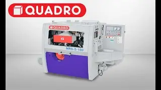 Двухвальный многопильный станок QUADRO MRS 2-180  -  видео работы станка