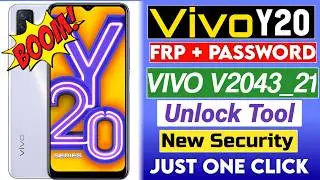 Vivo Y20 (v2043) Screen Lock Remove With Unlock Tool 2024 - Vivo Y20 Password+Frp Remove one Click