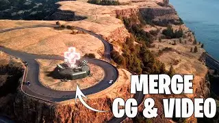 How to Merge 3D Models into Aerial Video Footage